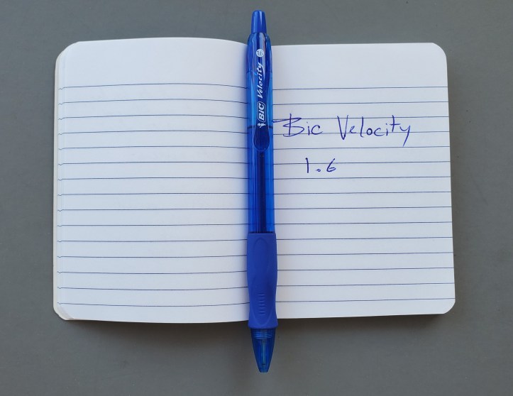 Bic Velocity Review. Smoothest Pen in the Universe? – Spilling Hazard